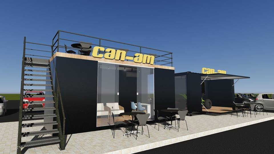 Container Stand de Vendas para Feiras e Eventos  ( Can- Am)  Imagem 5