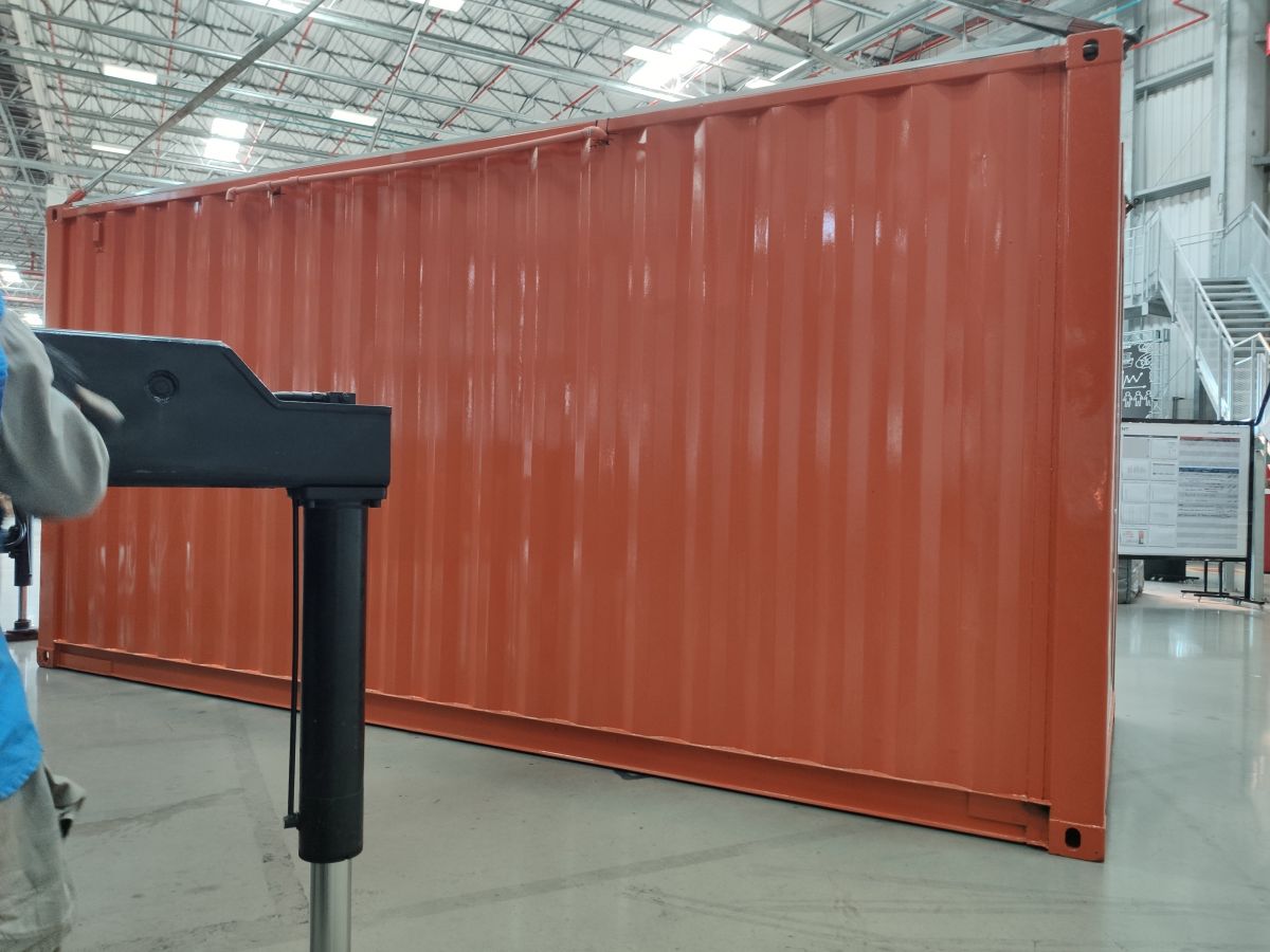 Container Stand de Vendas 20 pés / Container escritório / Container sala de reunião  Scania Latin América ( Projete  janeiro 2020)  Imagem 9
