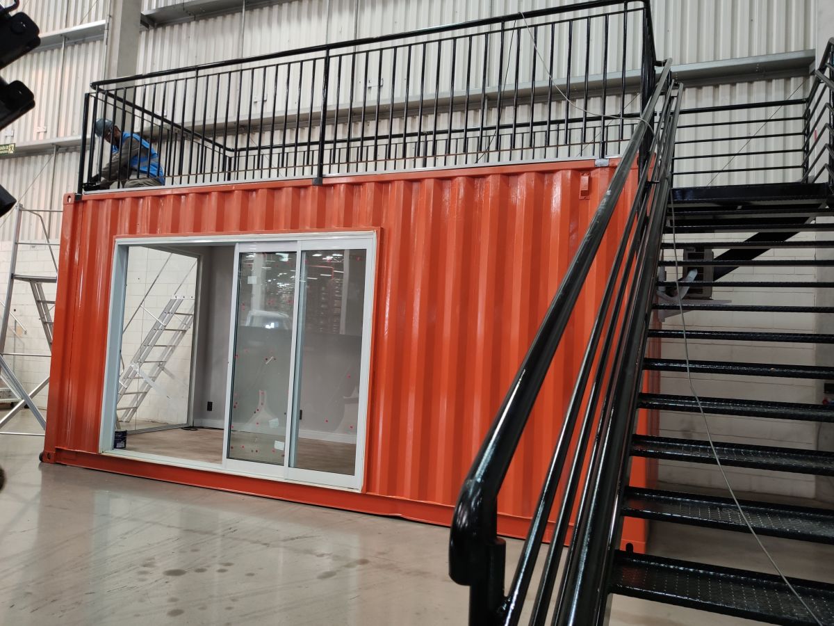 Container Stand de Vendas 20 pés / Container escritório / Container sala de reunião  Scania Latin América ( Projete  janeiro 2020)  Imagem 14